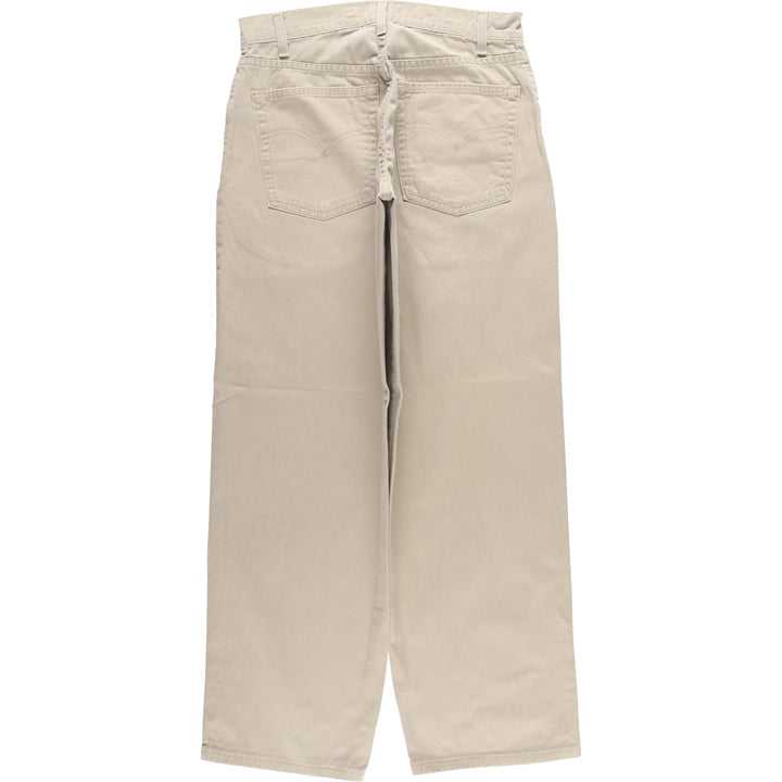 90'S Levi's Silver Tab Baggy Chino Pants, Men's Size W30 (approx.), Vintage unclear Khaki type sage green Vintage Second Hand