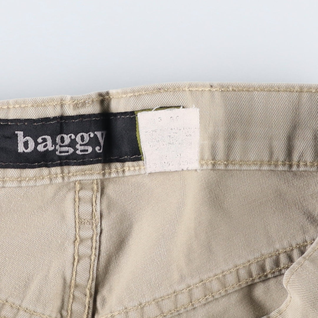 90'S Levi's Silver Tab Baggy Chino Pants, Men's Size W30 (approx.), Vintage unclear Khaki type sage green Vintage Second Hand