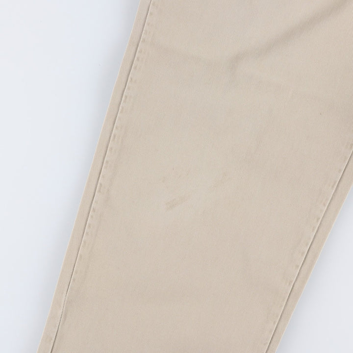 90'S Levi's Silver Tab Baggy Chino Pants, Men's Size W30 (approx.), Vintage unclear Khaki type sage green Vintage Second Hand
