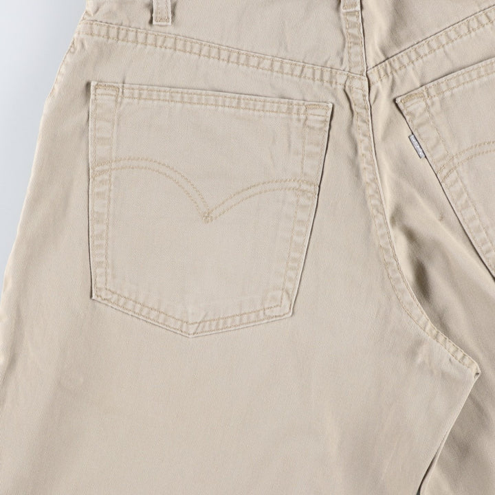 90'S Levi's Silver Tab Baggy Chino Pants, Men's Size W30 (approx.), Vintage unclear Khaki type sage green Vintage Second Hand