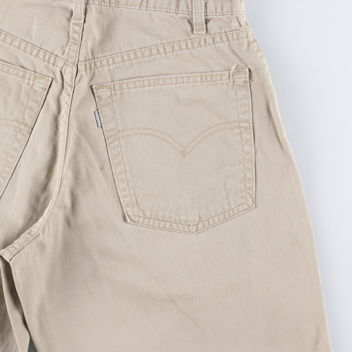 90'S Levi's Silver Tab Baggy Chino Pants, Men's Size W30 (approx.), Vintage unclear Khaki type sage green Vintage Second Hand