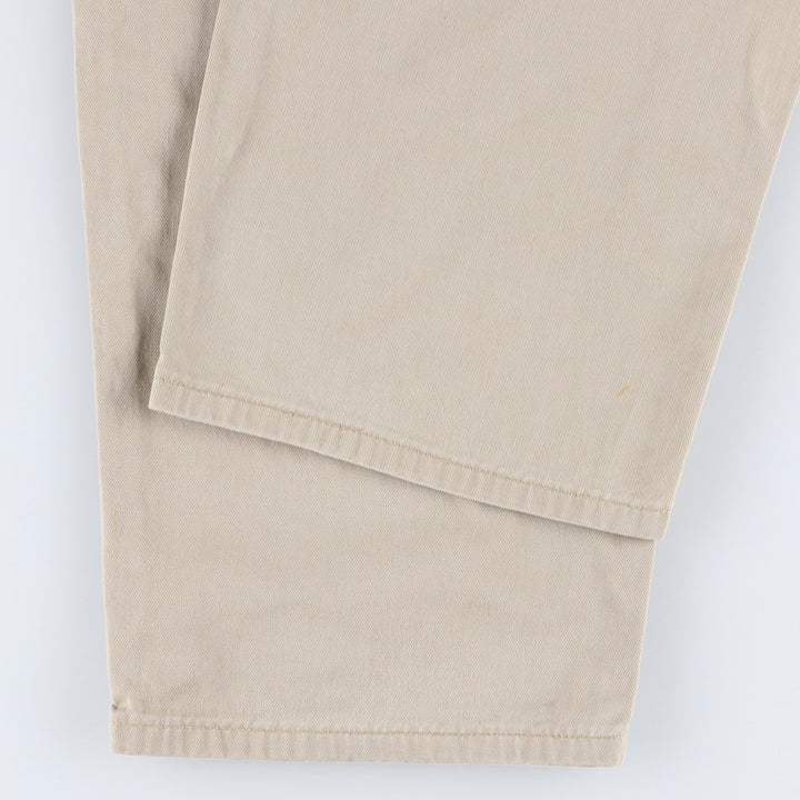 90'S Levi's Silver Tab Baggy Chino Pants, Men's Size W30 (approx.), Vintage unclear Khaki type sage green Vintage Second Hand