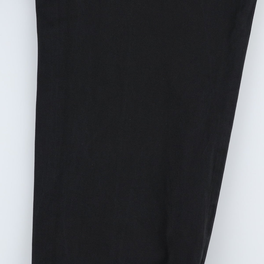 Ralph Lauren POLO by Ralph Lauren CLASSIC FIT Two-Pleat Chino Pants, Men's Size W35 (approx.) cotton navy blue type Vintage Second Hand
