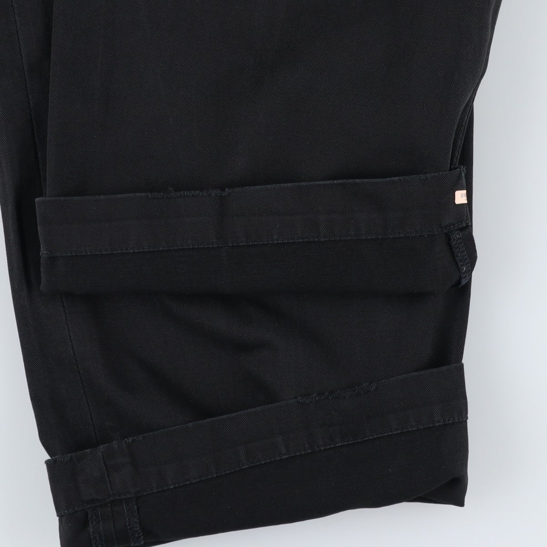 Ralph Lauren POLO by Ralph Lauren CLASSIC FIT Two-Pleat Chino Pants, Men's Size W35 (approx.) cotton navy blue type Vintage Second Hand