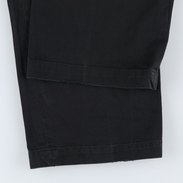 Ralph Lauren POLO by Ralph Lauren CLASSIC FIT Two-Pleat Chino Pants, Men's Size W35 (approx.) cotton navy blue type Vintage Second Hand