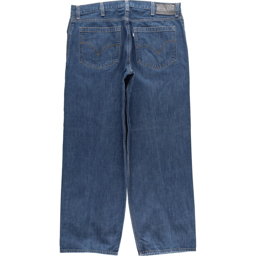 2000'S Levi's SILVER TAB BAGGY Tapered Denim Pants, Men's W38 (approx.) cotton blue type Vintage Second Hand