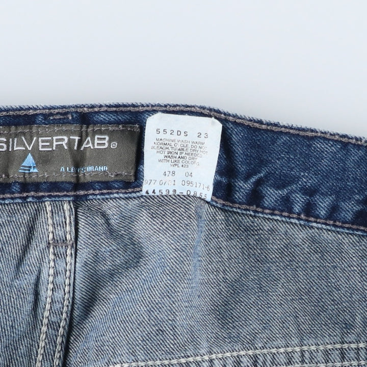 Big Size 2000'S Levi's Silver Tab Baggy Fit Tapered Denim Pants (Men's W40 equivalent) cotton blue type Vintage Second Hand