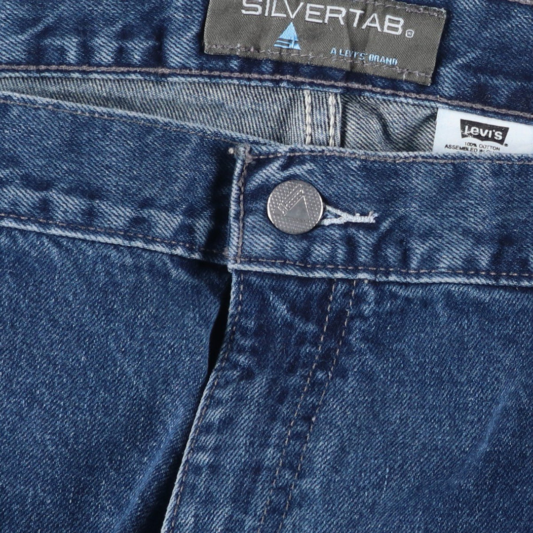 Big Size 2000'S Levi's Silver Tab Baggy Fit Tapered Denim Pants (Men's W40 equivalent) cotton blue type Vintage Second Hand