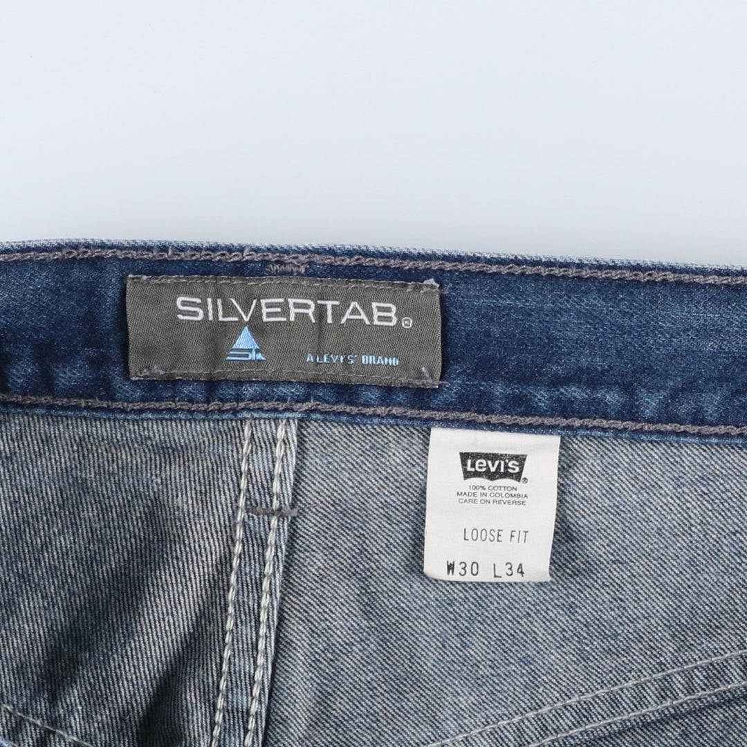 2000'S Levi's Silver Tab Loose Fit Tapered Denim Pants, Men's Size W31 (approx.) cotton blue type Vintage Second Hand