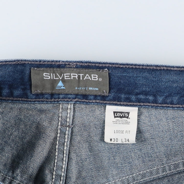 2000'S Levi's Silver Tab Loose Fit Tapered Denim Pants, Men's Size W31 (approx.) cotton blue type Vintage Second Hand