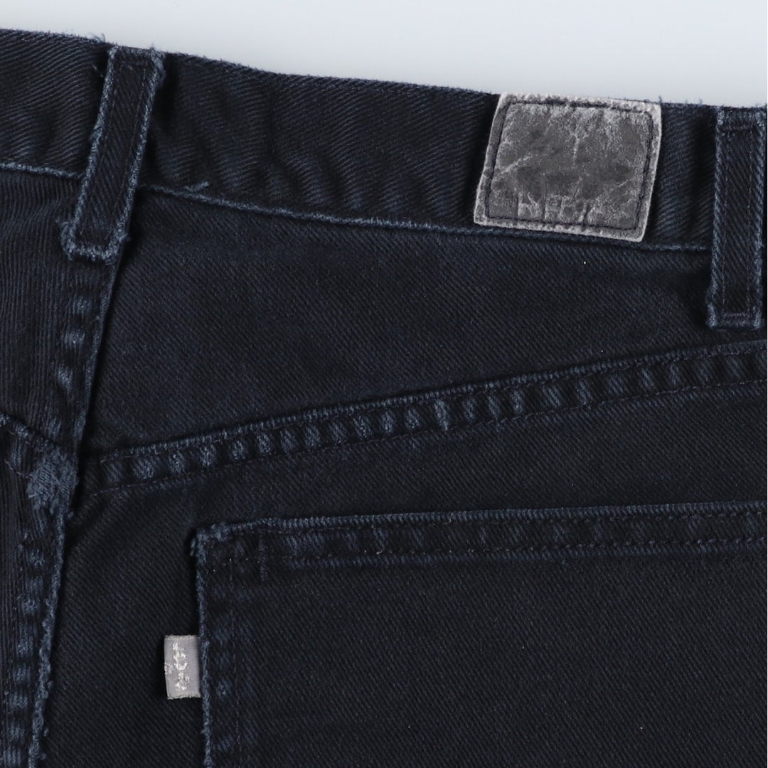 2000'S Levi's SILVER TAB Baggy Fit Black Denim Straight Leg Jeans, Men's W36 (approx.) cotton black type Vintage Second Hand
