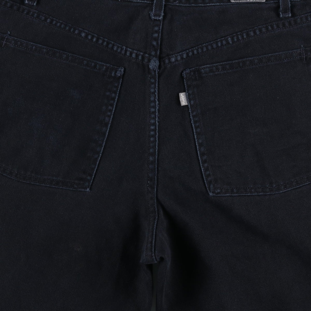 2000'S Levi's SILVER TAB Baggy Fit Black Denim Straight Leg Jeans, Men's W36 (approx.) cotton black type Vintage Second Hand