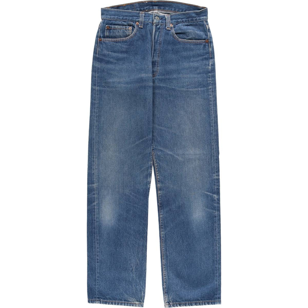 80'S Levi's 501-0000 Straight Denim Pants Made in USA Men's W30 Vintage cotton blue type Vintage Second Hand