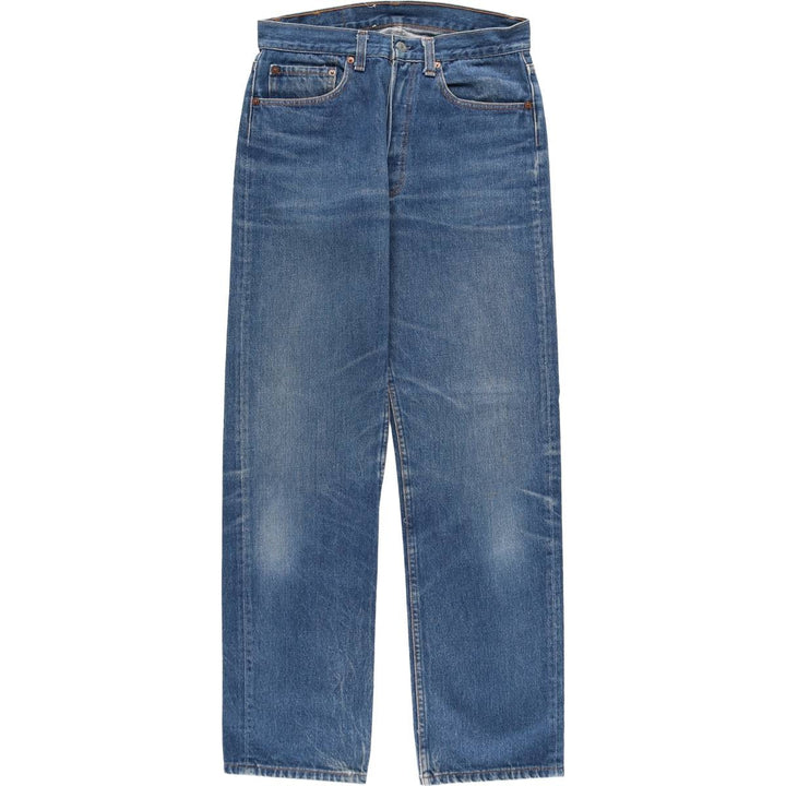80'S Levi's 501-0000 Straight Denim Pants Made in USA Men's W30 Vintage cotton blue type Vintage Second Hand