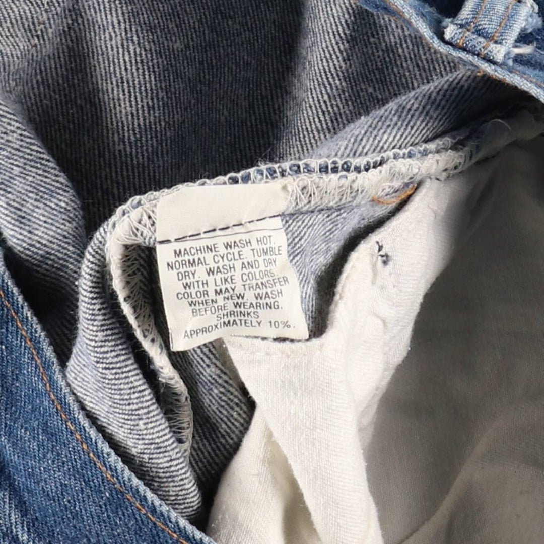 80'S Levi's 501-0000 Straight Denim Pants Made in USA Men's W30 Vintage cotton blue type Vintage Second Hand