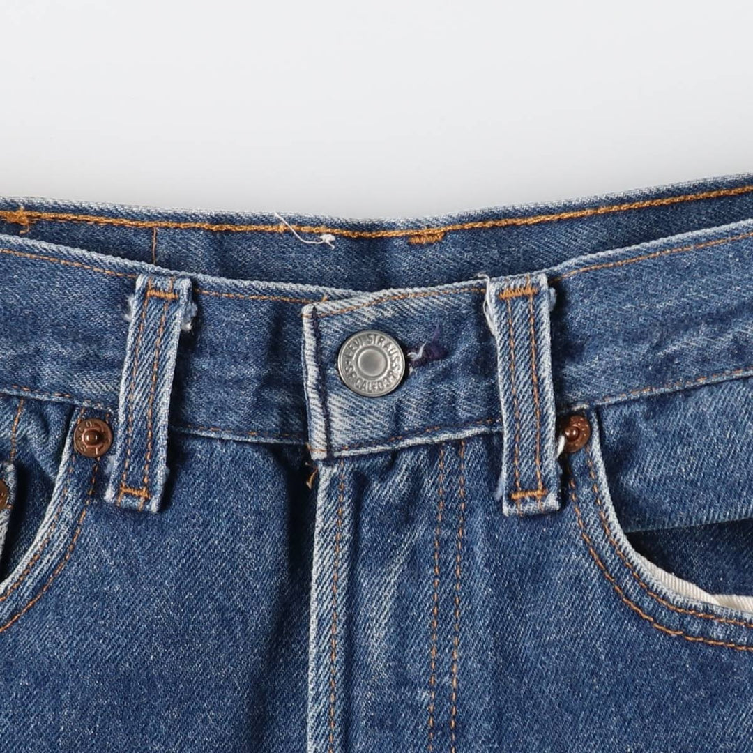 80'S Levi's 501-0000 Straight Denim Pants Made in USA Men's W30 Vintage cotton blue type Vintage Second Hand