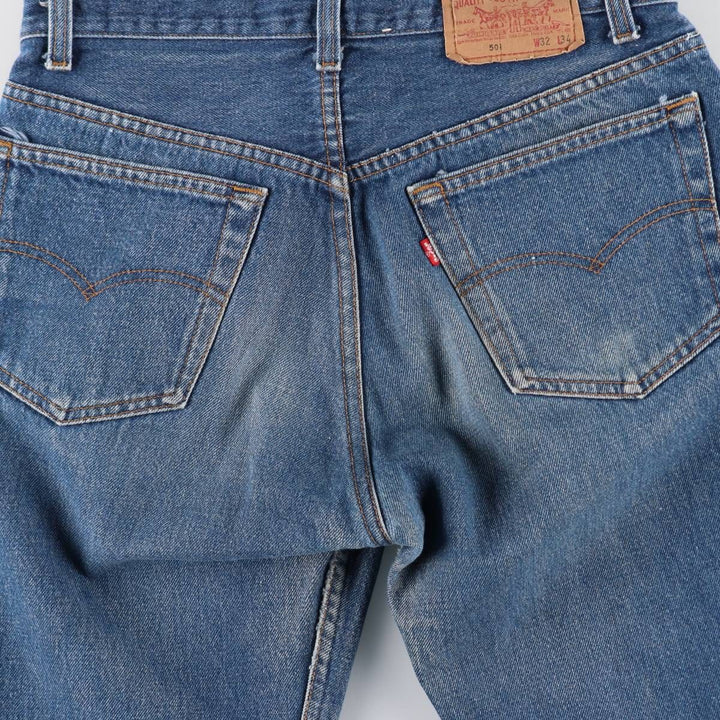 80'S Levi's 501-0000 Straight Denim Pants Made in USA Men's W30 Vintage cotton blue type Vintage Second Hand