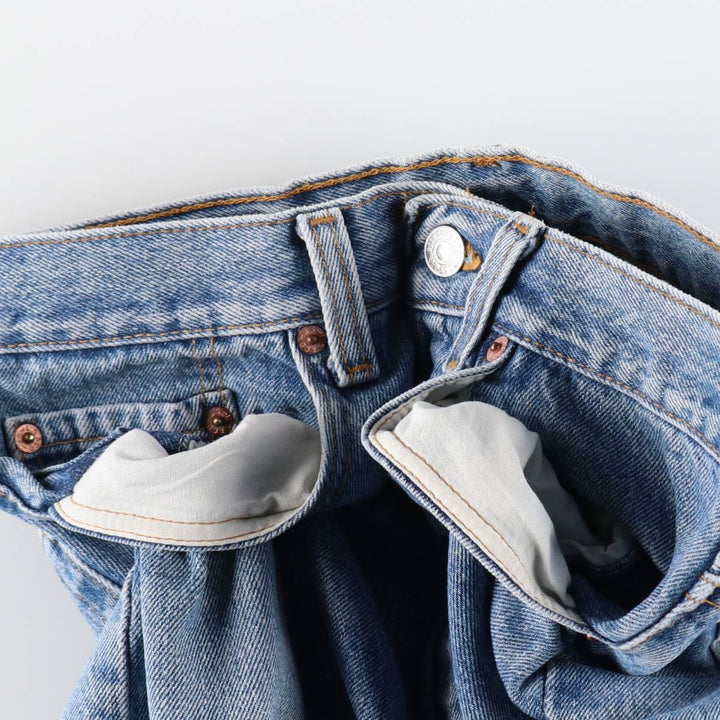 90'S Levi's 501-0191 Straight Denim Pants Made in USA Men's W30 Vintage cotton blue type Vintage Second Hand