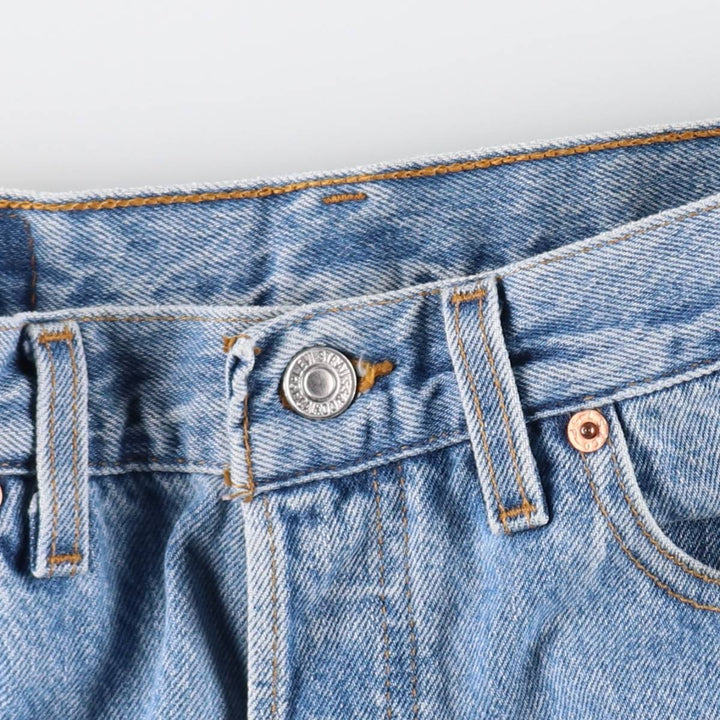 90'S Levi's 501-0193 Straight Denim Pants, Made in USA, Women's Size L (W28), Vintage cotton Indigo Vintage Second Hand