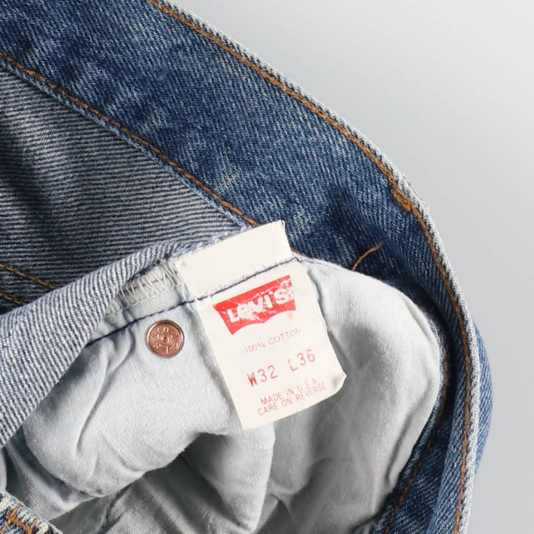 1990'S Levi's 501-5900 Straight Denim Pants, Made in USA, Men's Size W30 (approx.), Vintage cotton blue type Vintage Second Hand