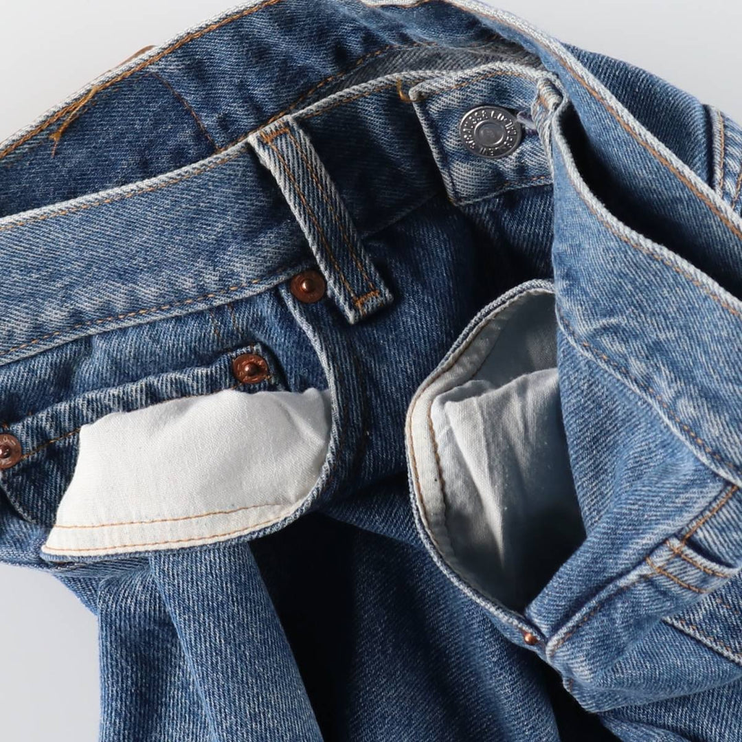 1990'S Levi's 501-5900 Straight Denim Pants, Made in USA, Men's Size W30 (approx.), Vintage cotton blue type Vintage Second Hand