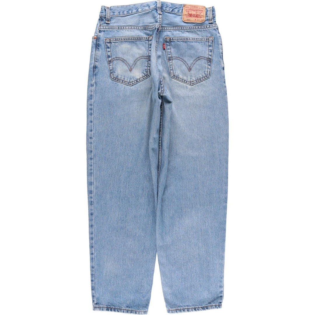 Levi's 560 Comfort Fit Tapered Denim Pants, Men's, Size W31 cotton blue type Vintage Second Hand