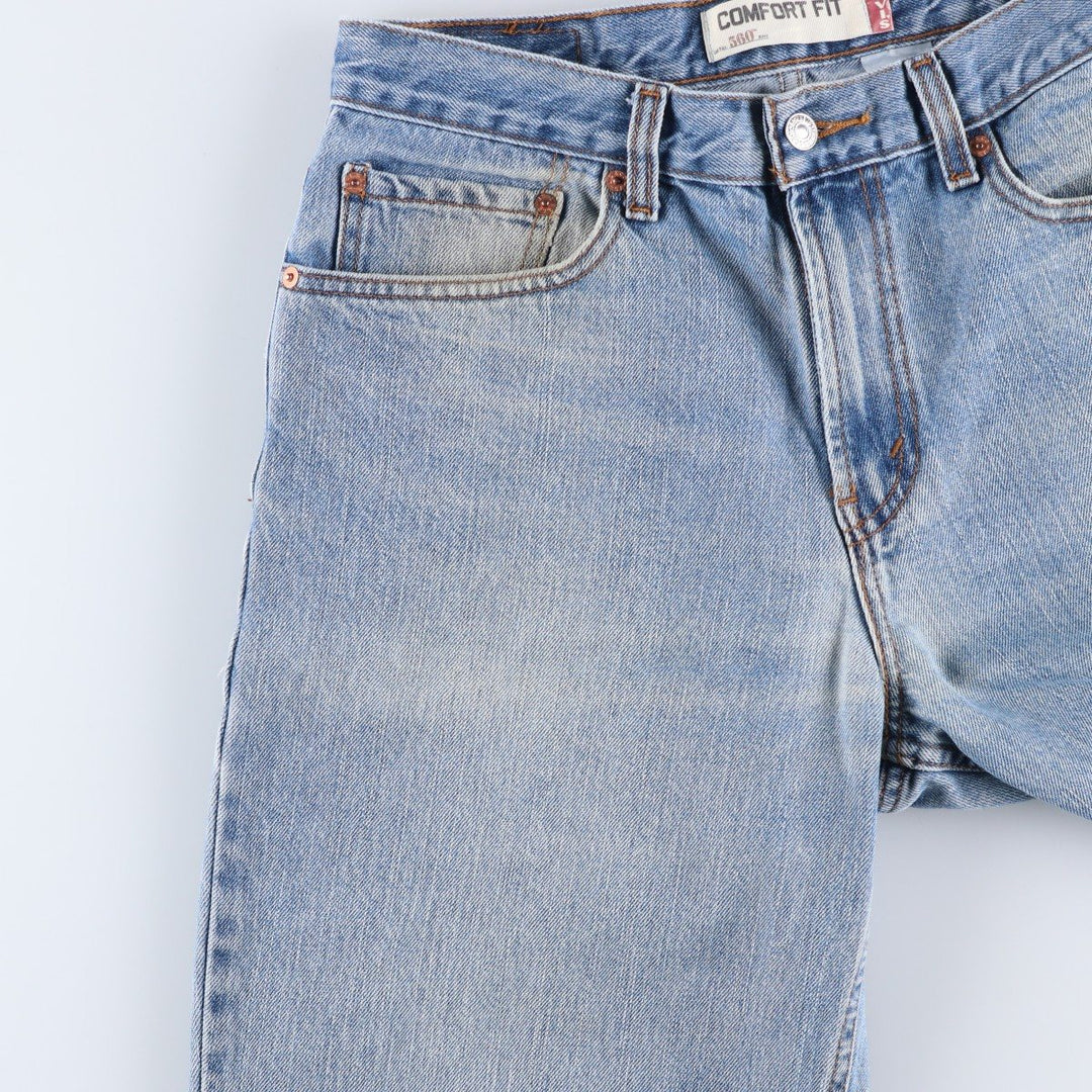 Levi's 560 Comfort Fit Tapered Denim Pants, Men's, Size W31 cotton blue type Vintage Second Hand