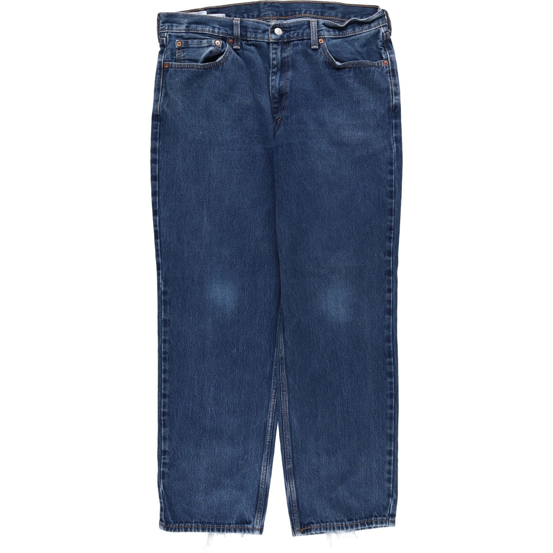 Levi's 550 tapered denim pants for men, size W38 cotton blue type Vintage Second Hand