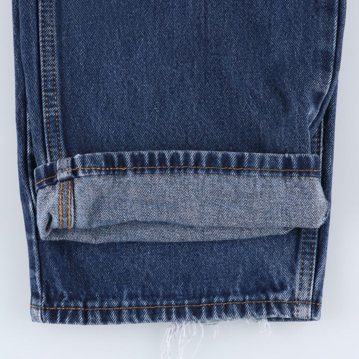 Levi's 550 tapered denim pants for men, size W38 cotton blue type Vintage Second Hand