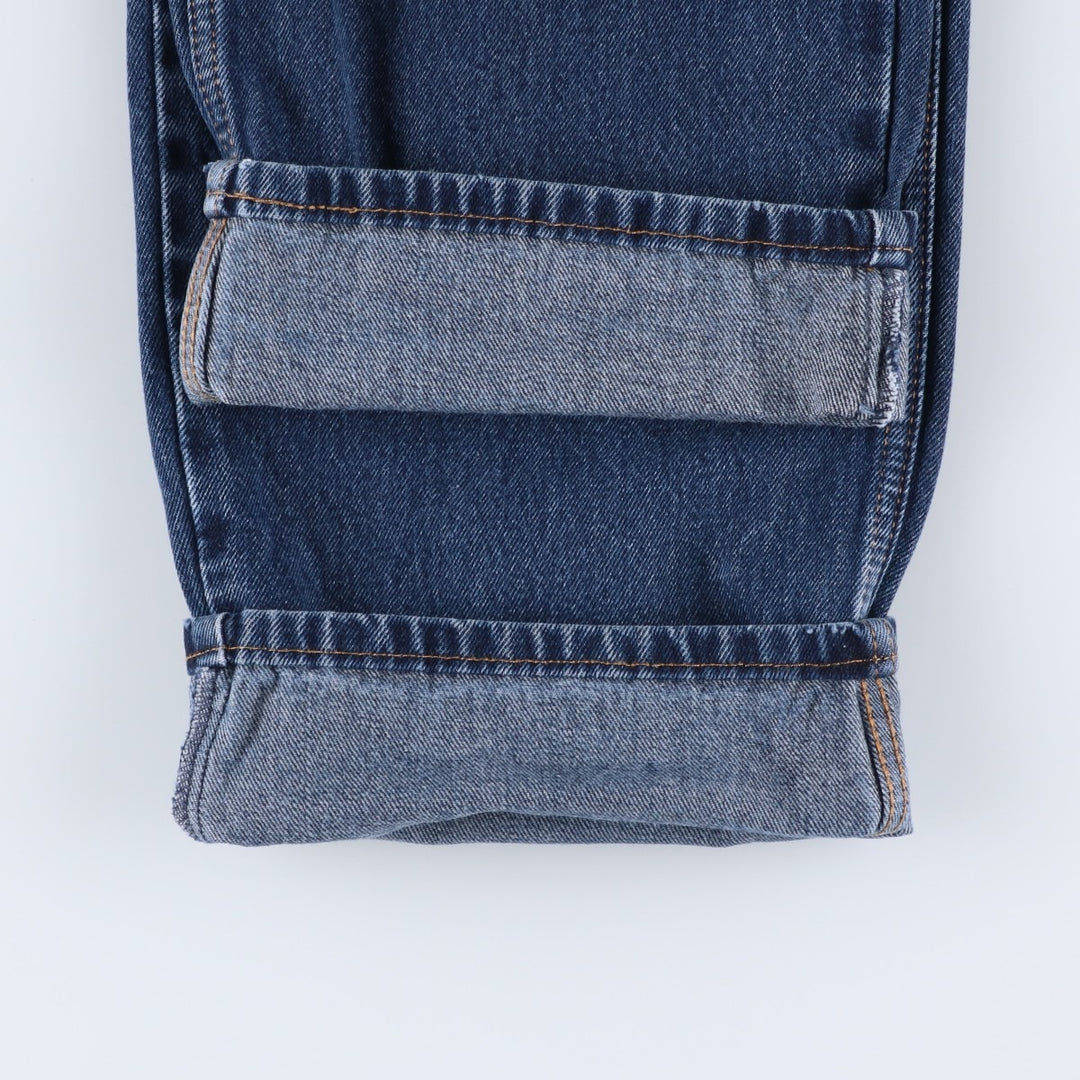 Levi's 550 tapered denim pants for men, size W38 cotton blue type Vintage Second Hand