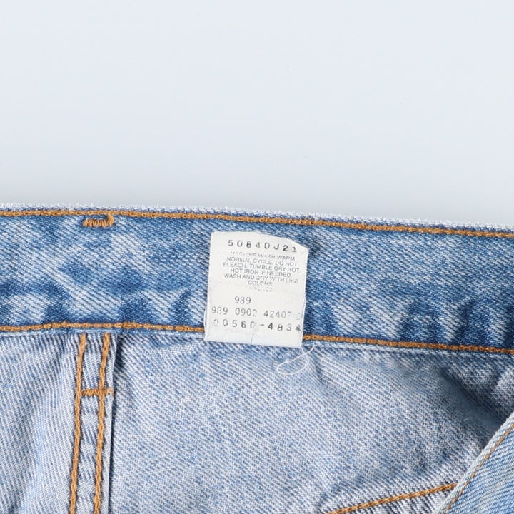 2000'S Levi's 00560-4834 Loose Fit Tapered Leg Denim Pants, Men's W32 equivalent. cotton blue type Vintage Second Hand