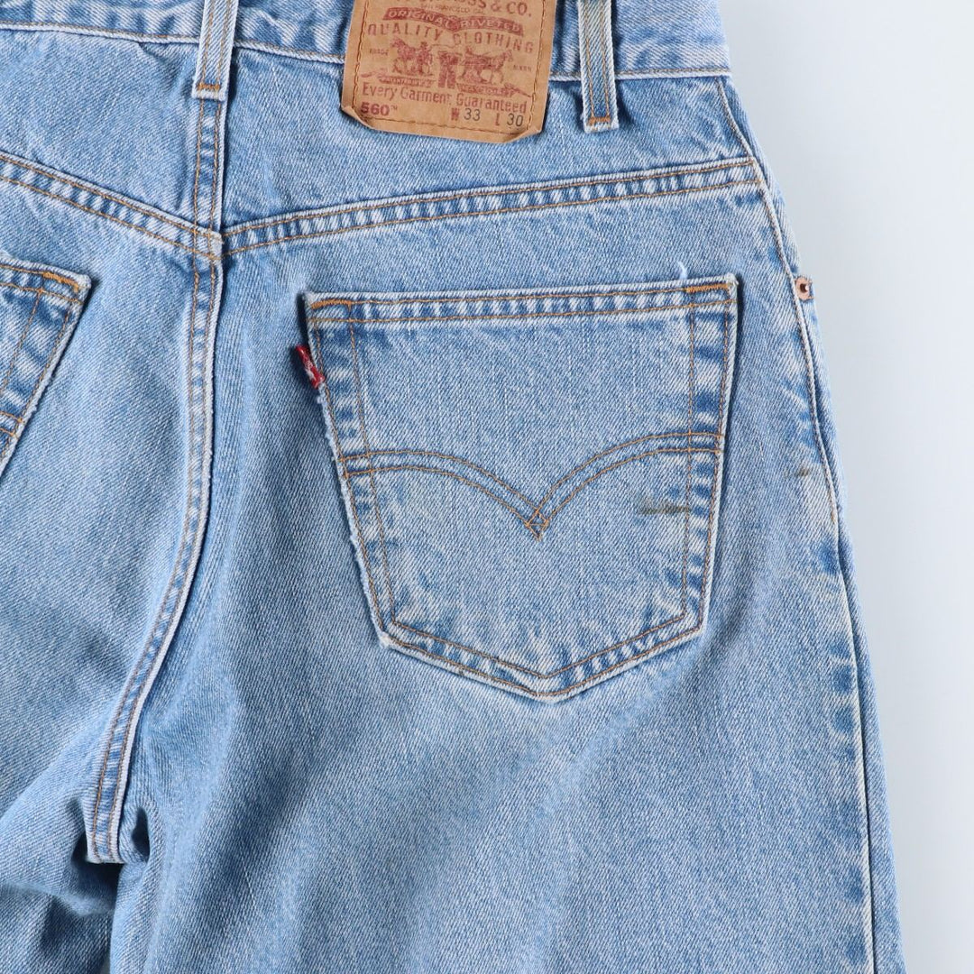 2000'S Levi's 00560-4834 Loose Fit Tapered Leg Denim Pants, Men's W32 equivalent. cotton blue type Vintage Second Hand