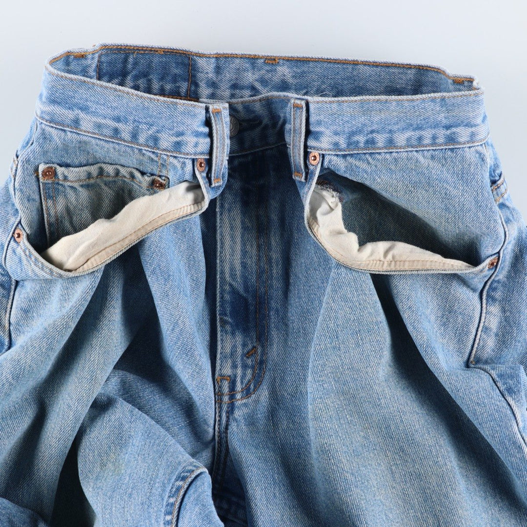 2000'S Levi's 00560-4834 Loose Fit Tapered Leg Denim Pants, Men's W32 equivalent. cotton blue type Vintage Second Hand