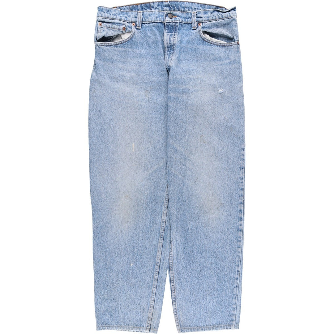 90s-00'S Levi's 00550-4891 Tapered Denim Pants, Made in USA, Men's W34 (approx.), Vintage cotton blue type Vintage Second Hand