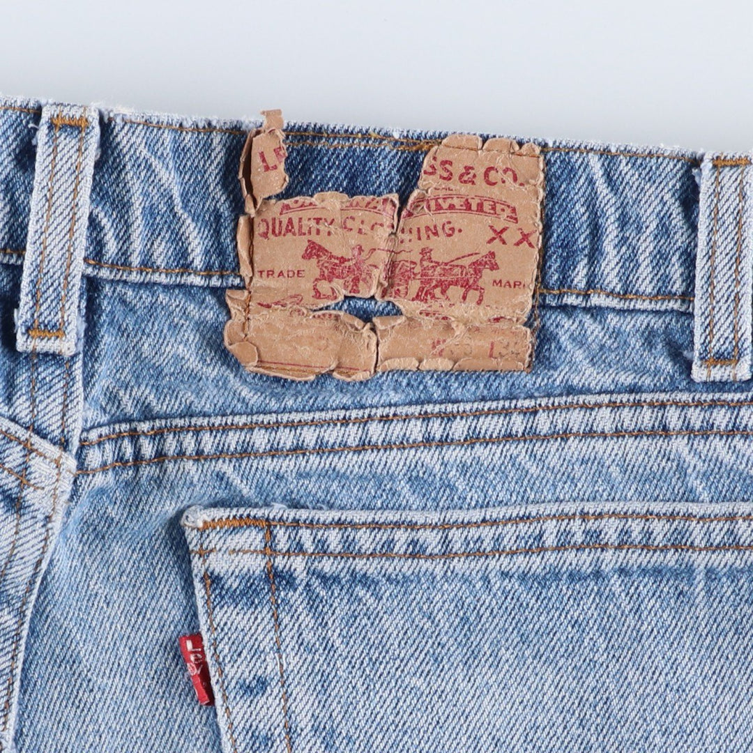 90s-00'S Levi's 00550-4891 Tapered Denim Pants, Made in USA, Men's W34 (approx.), Vintage cotton blue type Vintage Second Hand