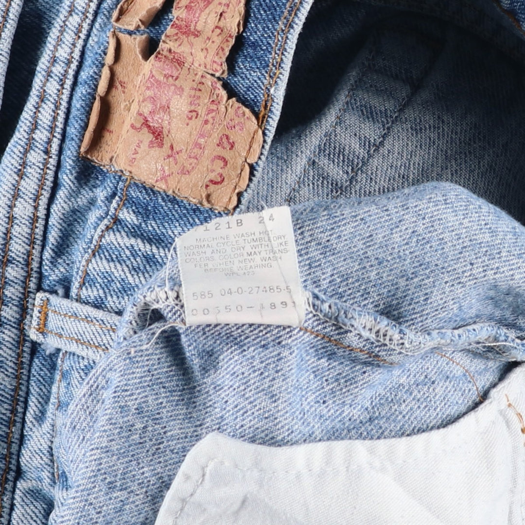 90s-00'S Levi's 00550-4891 Tapered Denim Pants, Made in USA, Men's W34 (approx.), Vintage cotton blue type Vintage Second Hand