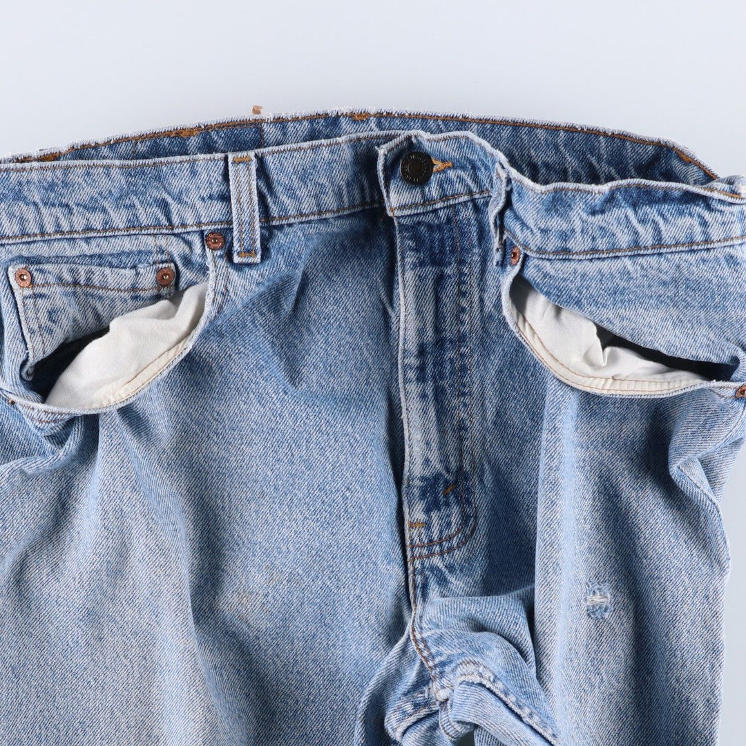 90s-00'S Levi's 00550-4891 Tapered Denim Pants, Made in USA, Men's W34 (approx.), Vintage cotton blue type Vintage Second Hand