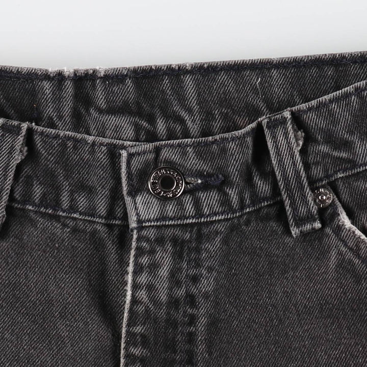 90'S Levi's 560 LOOSE FIT TAPERED LEG Black Denim Tapered Denim Pants Made in USA Men's W32 Vintage cotton black type Vintage Second Hand