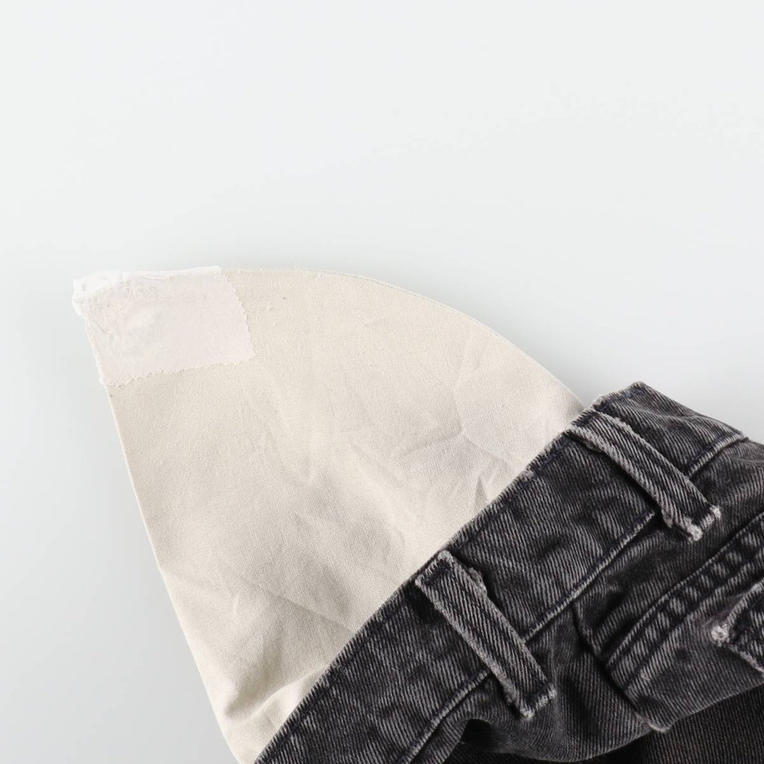 90'S Levi's 560 LOOSE FIT TAPERED LEG Black Denim Tapered Denim Pants Made in USA Men's W32 Vintage cotton black type Vintage Second Hand