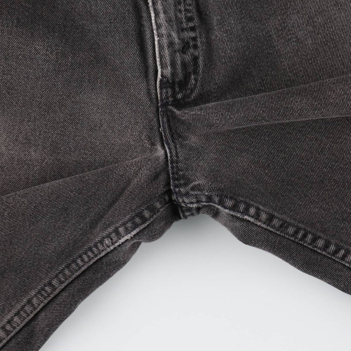 90'S Levi's 560 LOOSE FIT TAPERED LEG Black Denim Tapered Denim Pants Made in USA Men's W32 Vintage cotton black type Vintage Second Hand