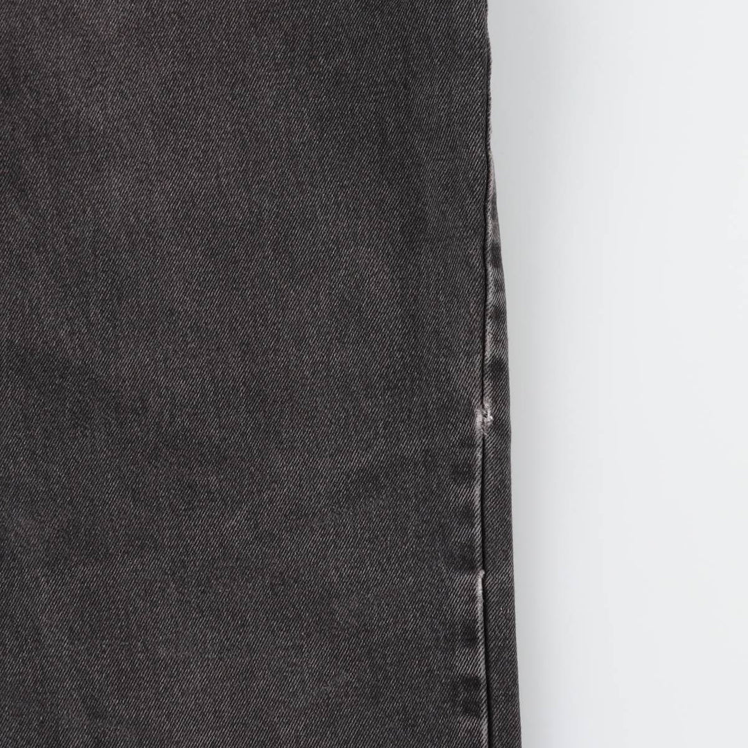 90'S Levi's 560 LOOSE FIT TAPERED LEG Black Denim Tapered Denim Pants Made in USA Men's W32 Vintage cotton black type Vintage Second Hand