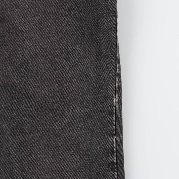 90'S Levi's 560 LOOSE FIT TAPERED LEG Black Denim Tapered Denim Pants Made in USA Men's W32 Vintage cotton black type Vintage Second Hand