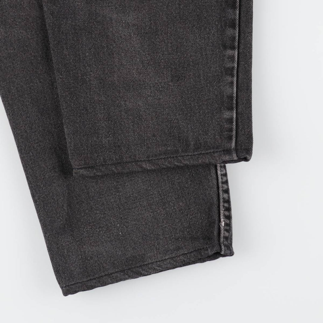 90'S Levi's 560 LOOSE FIT TAPERED LEG Black Denim Tapered Denim Pants Made in USA Men's W32 Vintage cotton black type Vintage Second Hand