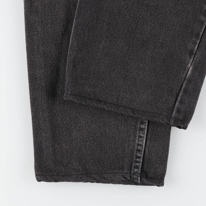 90'S Levi's 560 LOOSE FIT TAPERED LEG Black Denim Tapered Denim Pants Made in USA Men's W32 Vintage cotton black type Vintage Second Hand