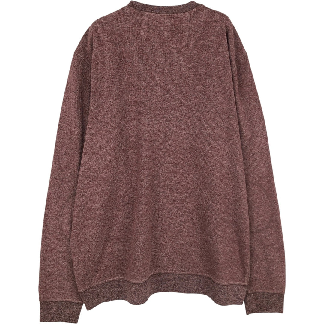 Banana Republic Thermal Long T-Shirt, Men's XL cotton red type reddish brown Vintage Second Hand