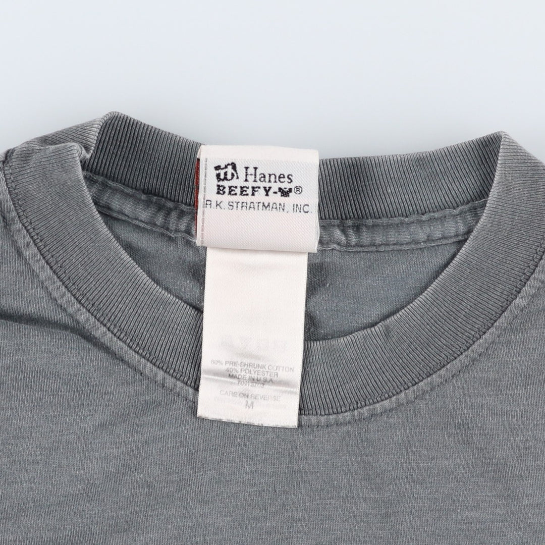 Harley-Davidson Motorcycle Bike T-shirt Made in USA Men's M size cotton gray type Vintage Second Hand