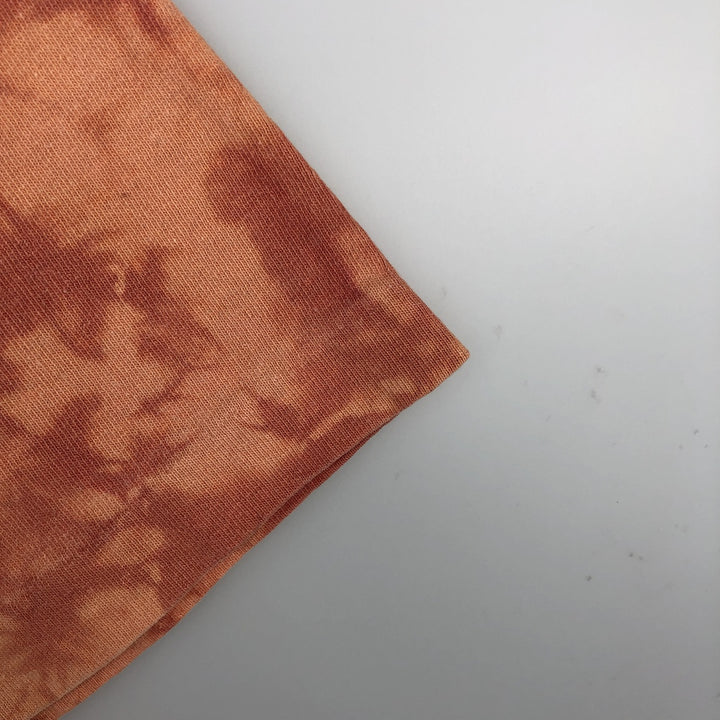 Harley-Davidson Tie-Dye Pattern Motorcycle T-Shirt, Made in USA, Men's Size XL (approx.) cotton orange type Vintage Second Hand