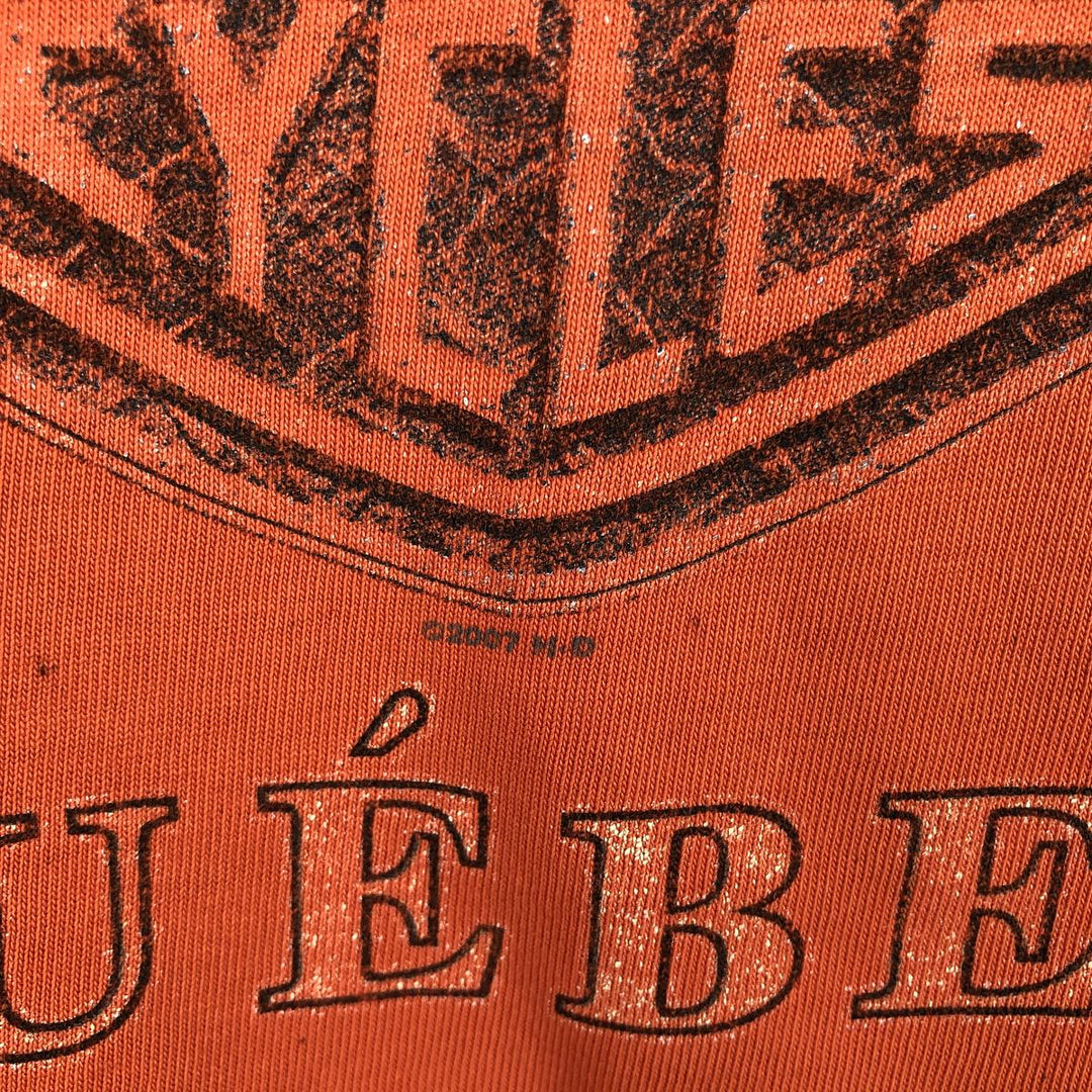 Harley-Davidson Motorcycle Bike T-shirt, Men's XL size cotton orange type Vintage Second Hand