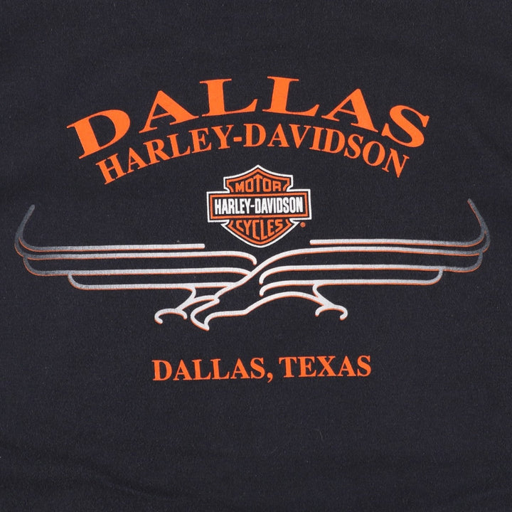 00'S Harley-Davidson Sleeveless Motorcycle Bike T-shirt Men's XL cotton black type Vintage Second Hand