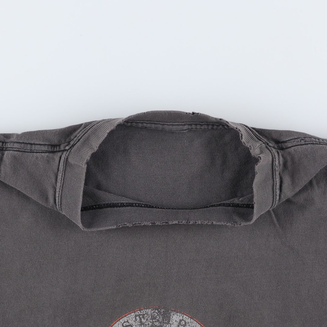 Harley-Davidson Cut-Off Motorcycle Bike T-Shirt, Men's Size L (approx.) unclear Charcoal Vintage Second Hand